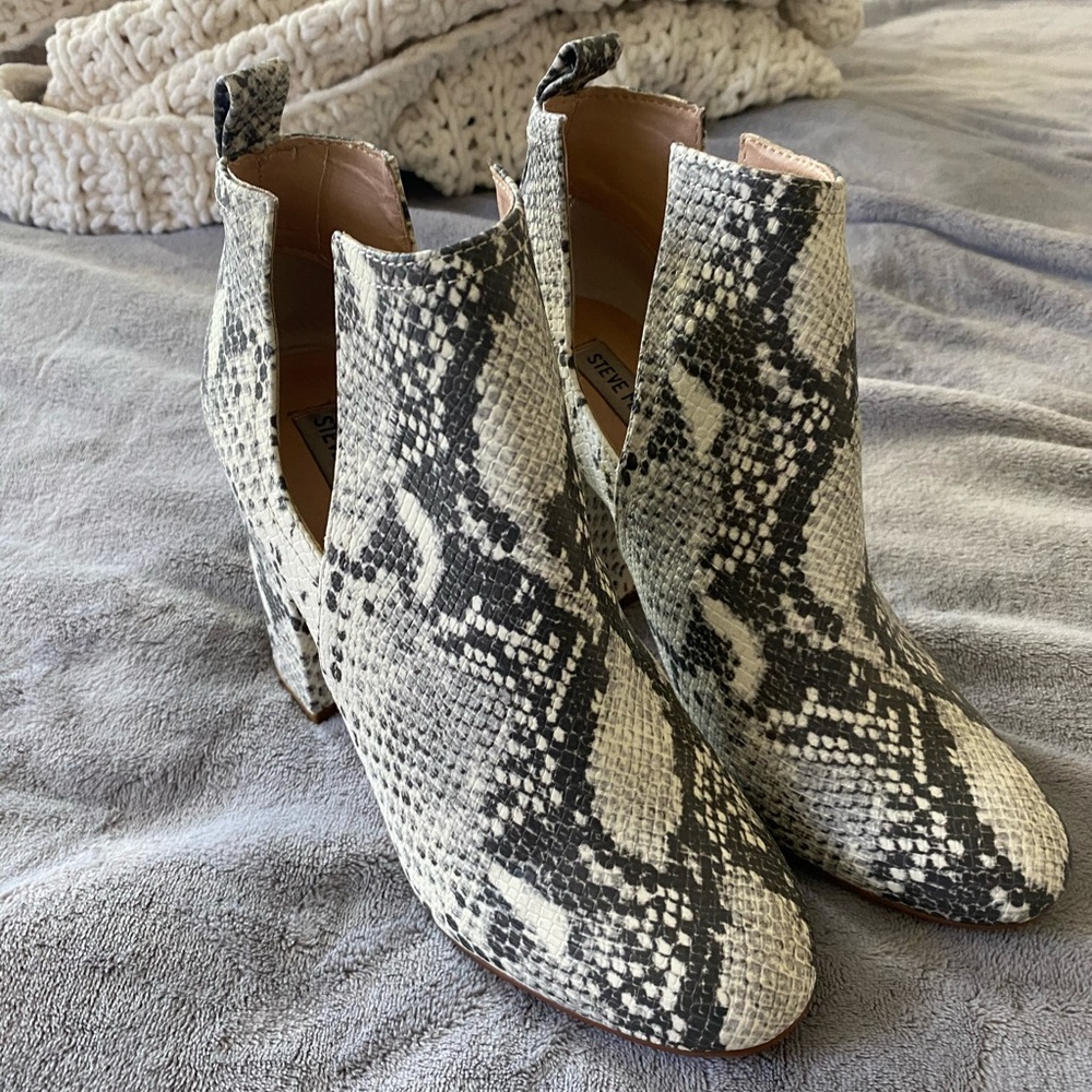 Faux Snake skin boots